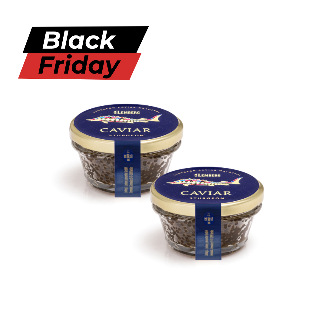 Siberische Steur Kaviaar, 2 x 100g