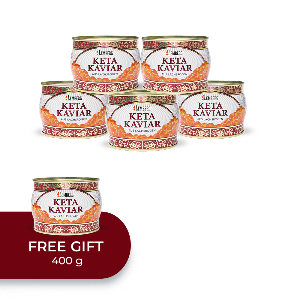 SET Chum-kaviaar 400 g, 5+1