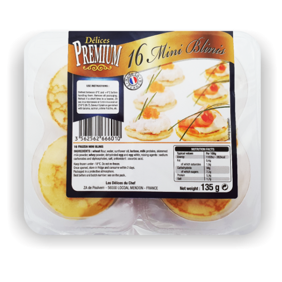 Mini Blinis, 135g